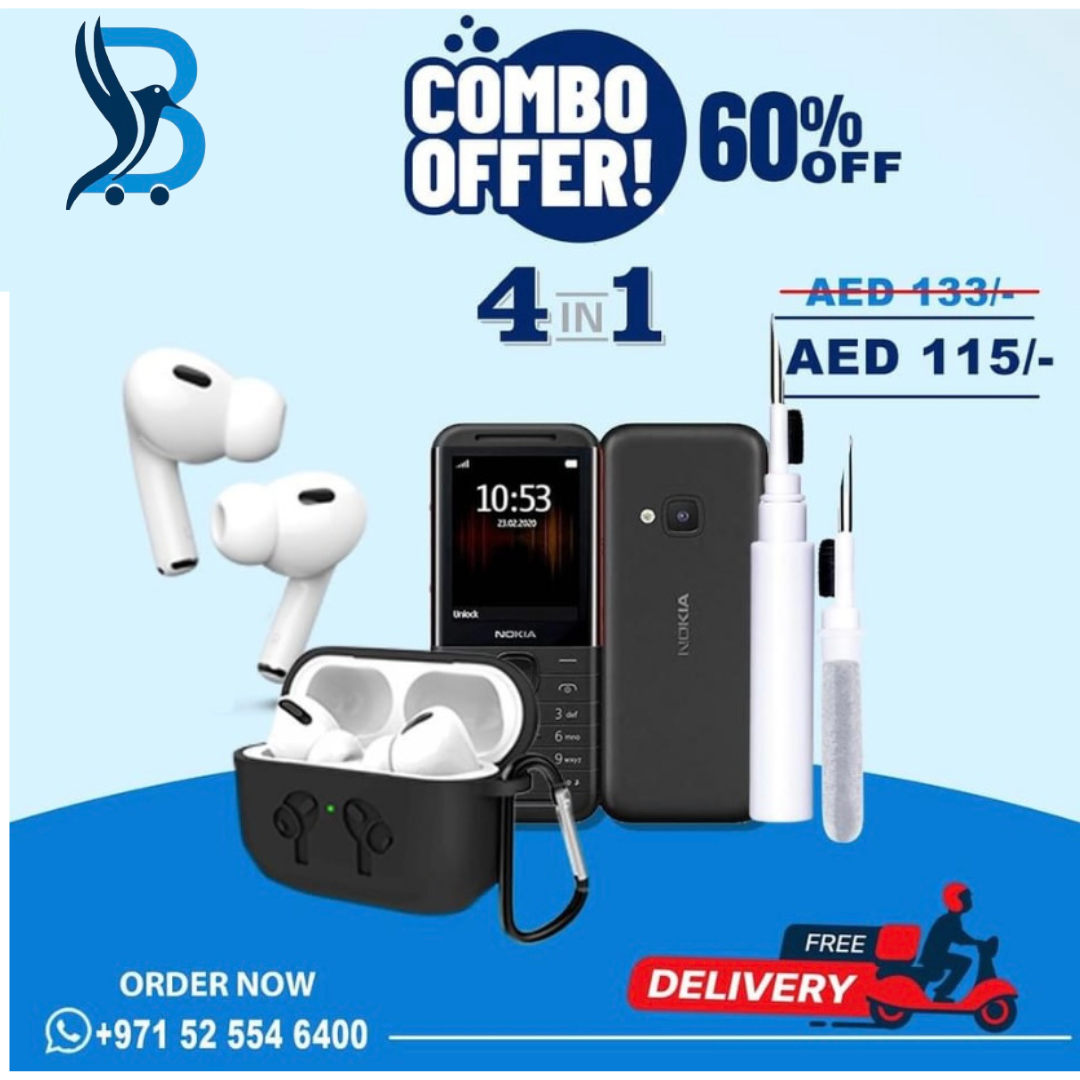 (Copy) Mega Deal 5 in 1 Nokia 5310 + Airpods pro master Plus + cleaner + airpods pro case + Free Deliver